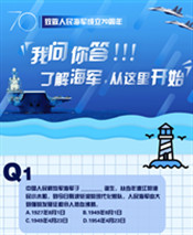 人民海軍70周年|我問你答！了解海軍，從這里開始！