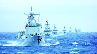 唱軍歌說黨史丨人民海軍向前進！