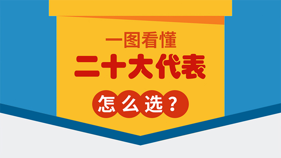 一圖看懂丨二十大代表怎么選？