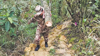 民兵送暖小分隊，出發(fā)