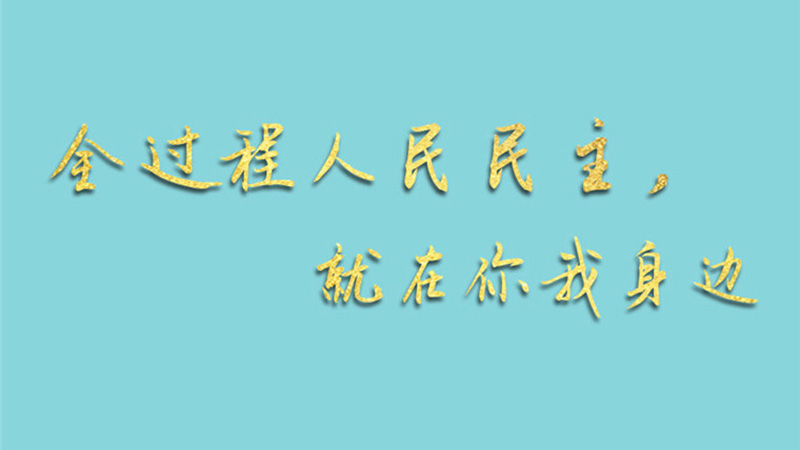 兩會(huì)手繪長(zhǎng)卷：全過程人民民主，就在你我身邊