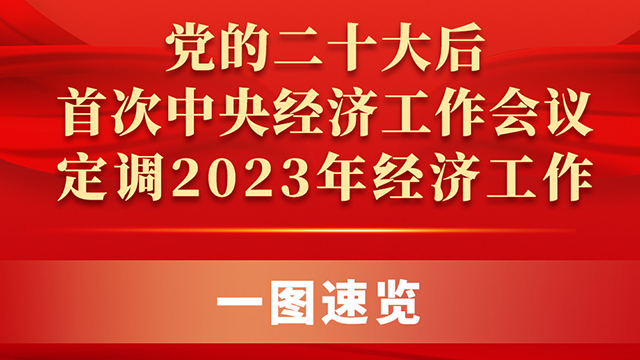 黨的二十大后首次中央經(jīng)濟工作會議定調(diào)2023年經(jīng)濟工作