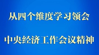 第一觀察｜從四個維度學習領(lǐng)會中央經(jīng)濟工作會議精神