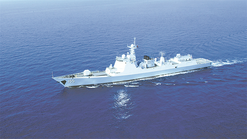 二十大精神進(jìn)軍營(yíng)丨海軍某驅(qū)逐艦支隊(duì)南京艦：航跡作證，奮進(jìn)強(qiáng)軍新征程